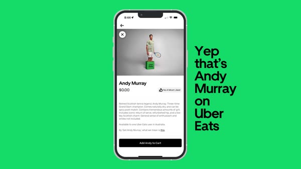 Uber Eats — AO, frame from the film