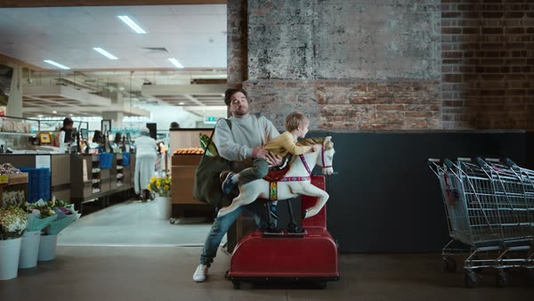 Uber Eats — Groceries / Horse, frame from the film